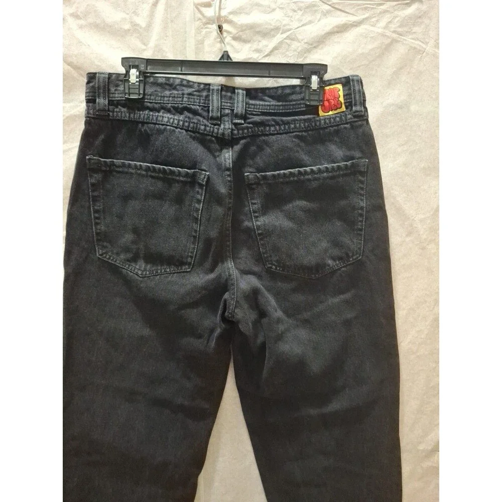GMPURE Black Relaxed Jeans Men's High Waist Size 32